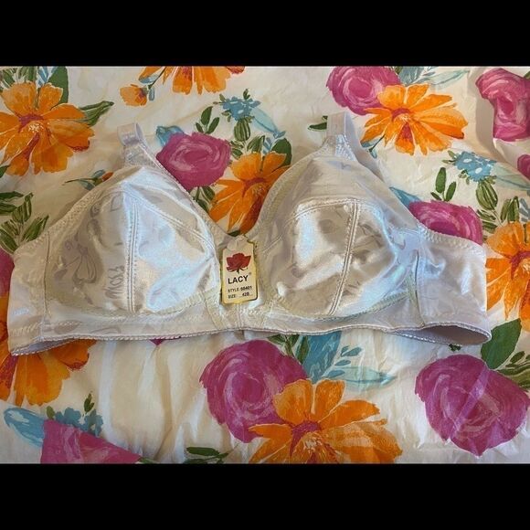 🌷Lacy assorted embroidery floral print Bra 42B - Picture 8 of 12